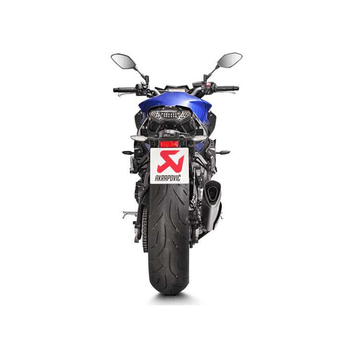 Silencieux homologué Akrapovic Titane/Carbone Yamaha MT-10
