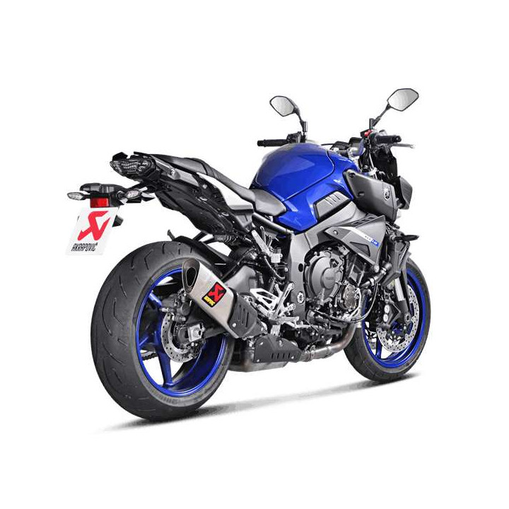 Silencieux homologué Akrapovic Titane/Carbone Yamaha MT-10