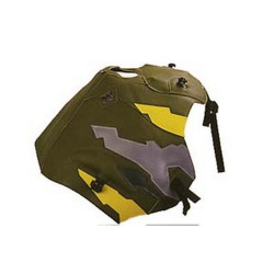 Tapis de réservoir Bagster kaki/jaune/acier/vert foret/jaune (1245P) Honda XRV750 Africa Twin