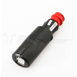 Double port USB SW-Motech 2x2100mA sur prise allume-cigare ou DIN 2
