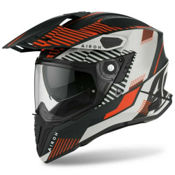 Casque moto Airoh COMMANDER BOOST Orange Matt   