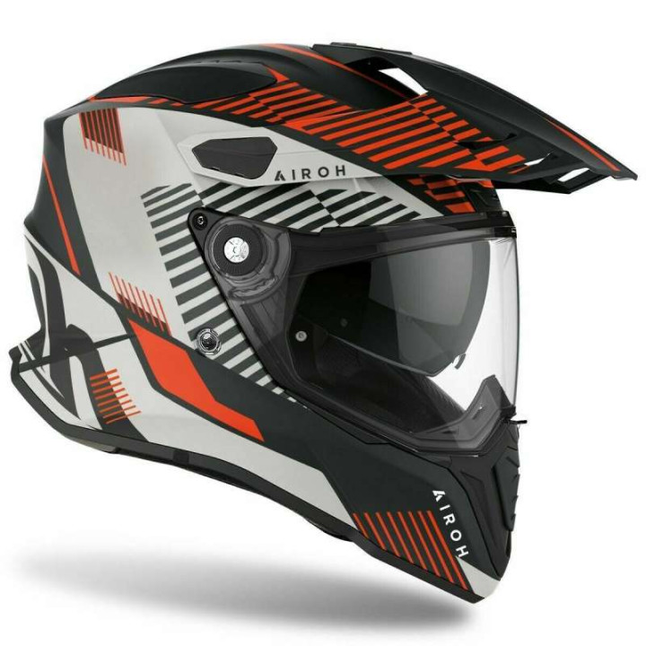 Casque moto Airoh COMMANDER BOOST Orange Matt   