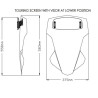 Bulle Puig TOURING avec spoiler (20435H) MT-07 TRACER 20-