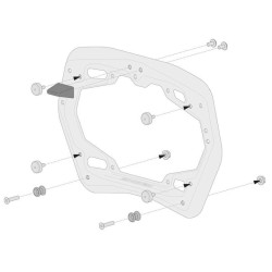 SW-Motech PRO adapter kit for MONOKEY cases 2