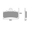 Front organic brake pads Brembo 07GR18CC DUKE 125/390
