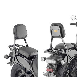 Sissybar avec porte-paquet Givi TS1194B Honda CMX 1100 Rebel 2021-2026