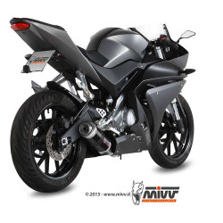 Ligne complète Mivv GP Inox noir (Y.047.LXB) Yamaha MT-125 2