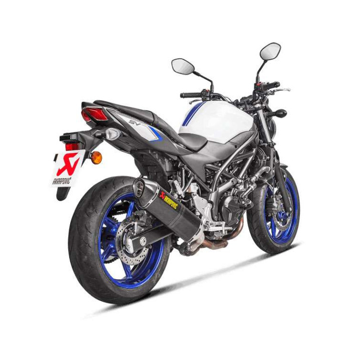 Akrapovic Carbon-approved muffler Suzuki SV650 / X