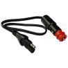 Fiche 2 en 1 DIN/allume-cigare auto Tecmate O-02