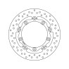 Brembo Oro Series front brake disc 78B40817 Yamaha T-MAX 500 04-07 X-MAX 125/250 05-