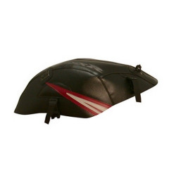 Tapis de réservoir Bagster noir/pointes bordeaux clair et grises claires (1519C) Suzuki GSX750 R