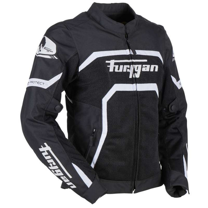 Blouson femme Furygan MYSTIC LADY EVO VENTED Noir/Blanc