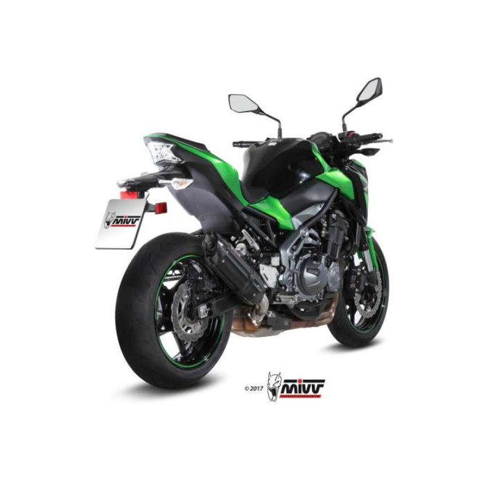Silencieux homologué Mivv SUONO Inox noir Kawasaki Z900