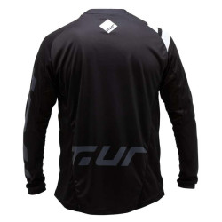 Maillot enduro T.UR T-THREE Noir/Blanc 2