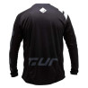 Maillot enduro T.UR T-THREE Noir/Blanc