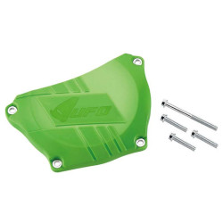 Protège carter embrayage UFO vert Kawasaki KX450F 06-15