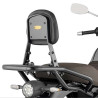 Sissybar avec porte-paquet Givi TS8206B Moto Guzzi V7 850 Stone Special 2021-2026