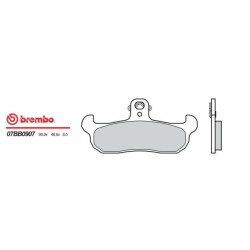Plaquettes de frein organique Brembo 07BB0907