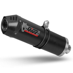 Mivv OVAL Carbon-approved muffler (M.013.LEC) Moto Guzzi V85 TT
