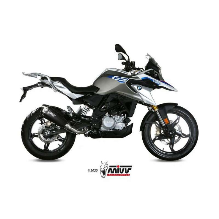 Complete line Mivv DELTA RACE Inox black (B.035.LDRB) BMW G310GS