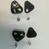 Kit fixation d'écran pour casque Klim KRIOS/KRIOS PRO (x2)