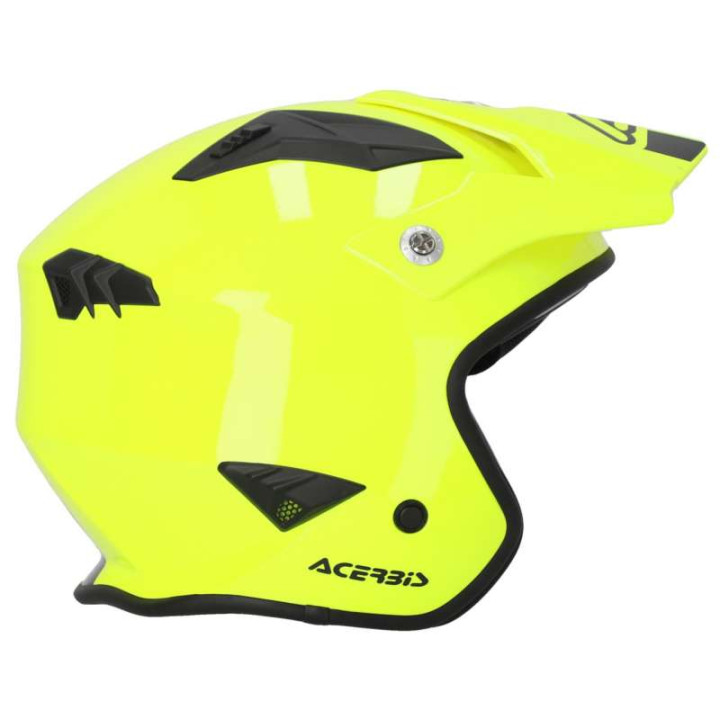 Casque moto jet Acerbis ARIA 22.06 JAUNE
