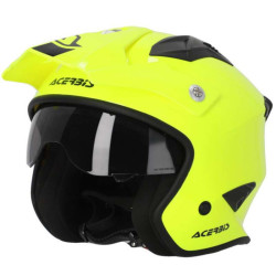 Casque moto jet Acerbis ARIA 22.06 JAUNE