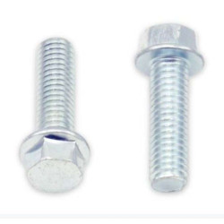 Vis à bride (x10) Bolt M6x100x20 tête hexagonale 8mm 