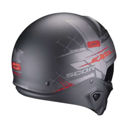Casque Scorpion EXO-COMBAT II XENON Noir mat / Rouge 2