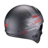 Scorpion EXO-COMBAT II XENON Helmet Matt black / Red