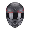 Casque Scorpion EXO-COMBAT II XENON Noir mat / Rouge