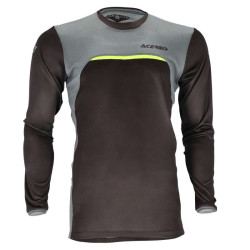 Maillot moto cross Acerbis X-DURO Noir/Jaune 2