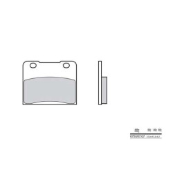 Plaquettes de frein organique BREMBO 07SU0707