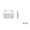 Plaquettes de frein organique BREMBO 07SU0707