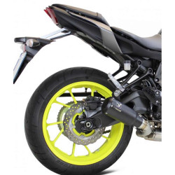 Ligne complète homologuée IXRACE MK2 INOX BLACK Yamaha MT-07 14- 2