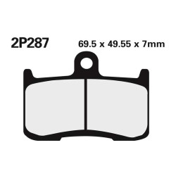 Plaquettes de frein racing Nissin 2P287 ST