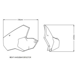Puig side deflectors (1319) BMW F750GS F850GS 2