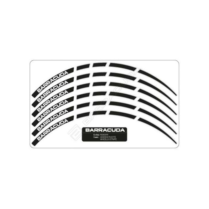Barracuda motorcycle wheel tape