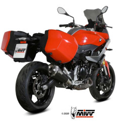 Silencieux homologué Mivv DELTA RACE Inox noir (B.037.LDRB) BMW F900XR 2
