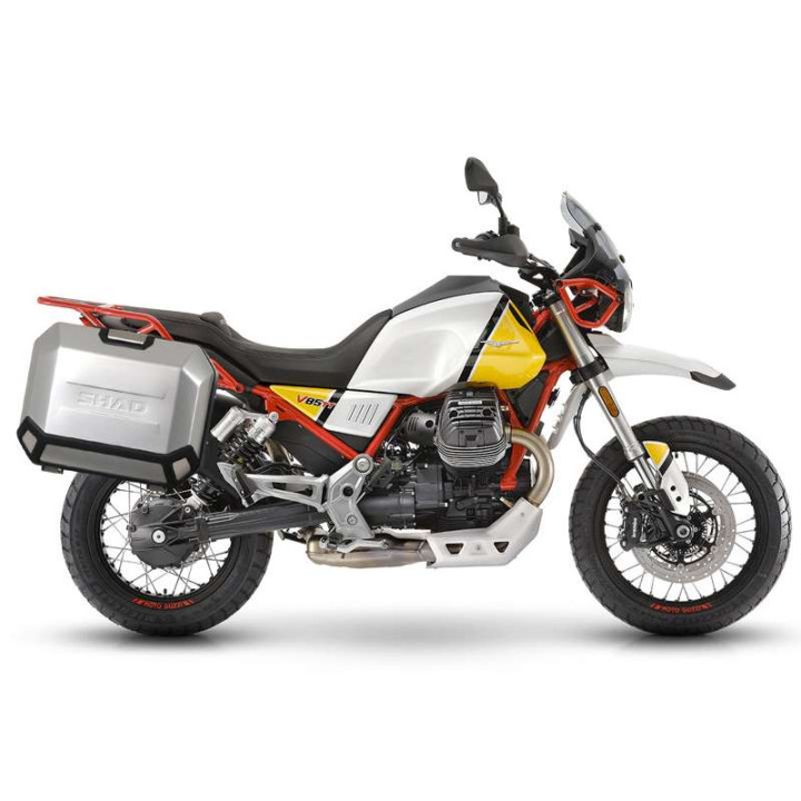 Kit valises alu Shad TERRA TR36/TR47 + supports 4P (M0VT894P) Moto Guzzi V85 TT