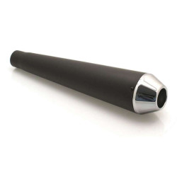 Silencieux universel Bihr MEGATON Noir mat/Chromé