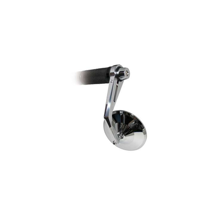Rétroviseur embout de guidon HIGHSIDER MONTANA CHROME
