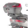 Support Top Case Givi SR5613 sans platine Piaggio MP3 350-400-500 Sport Business 2018-2021