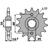 Pignon PBR 16 teeth not 525 type 2047
