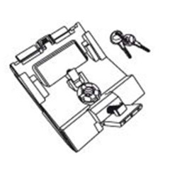 Shad D1B49MAR complete lock for SH49 top case