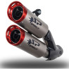 Silencieux homologué SPARK DYNO Titane/Rouge DUCATI MONSTER 937