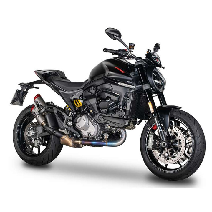Silencieux homologué SPARK DYNO Titane/Rouge DUCATI MONSTER 937