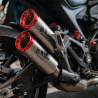 Silencieux homologué SPARK DYNO Titane/Rouge DUCATI MONSTER 937