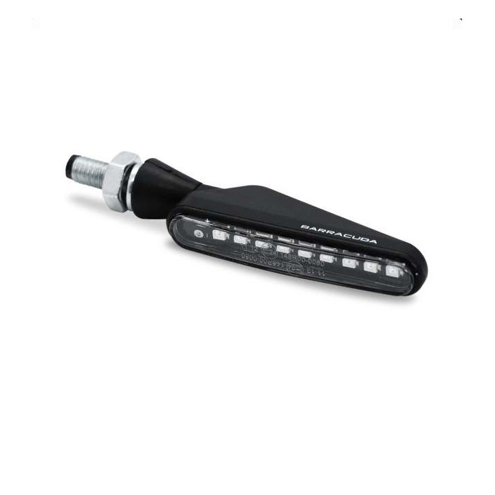 Clignotants moto séquentiels Barracuda SQB-LED BASIC Noir