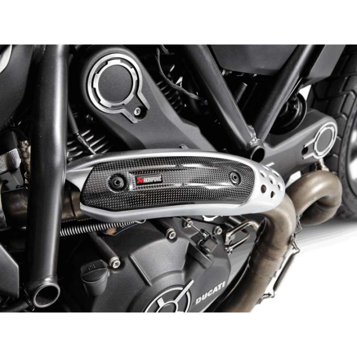 Manifold cover carbon Akrapovic Ducati Scrambler 15-